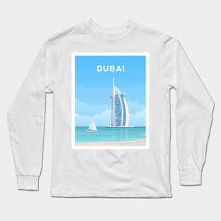 Dubai, United Arab Emirates - Burj Al Arab Long Sleeve T-Shirt